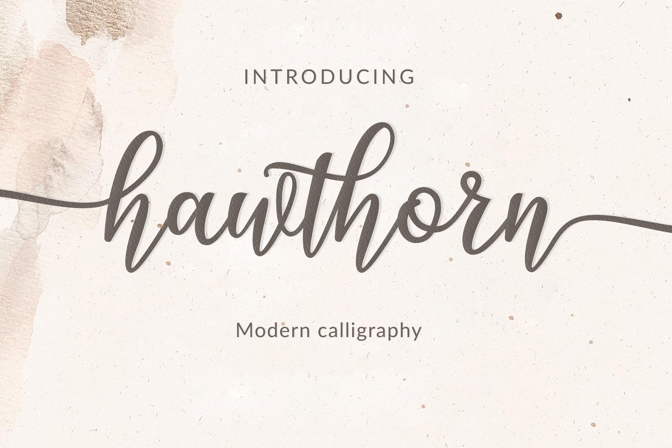 Hawthorn Font