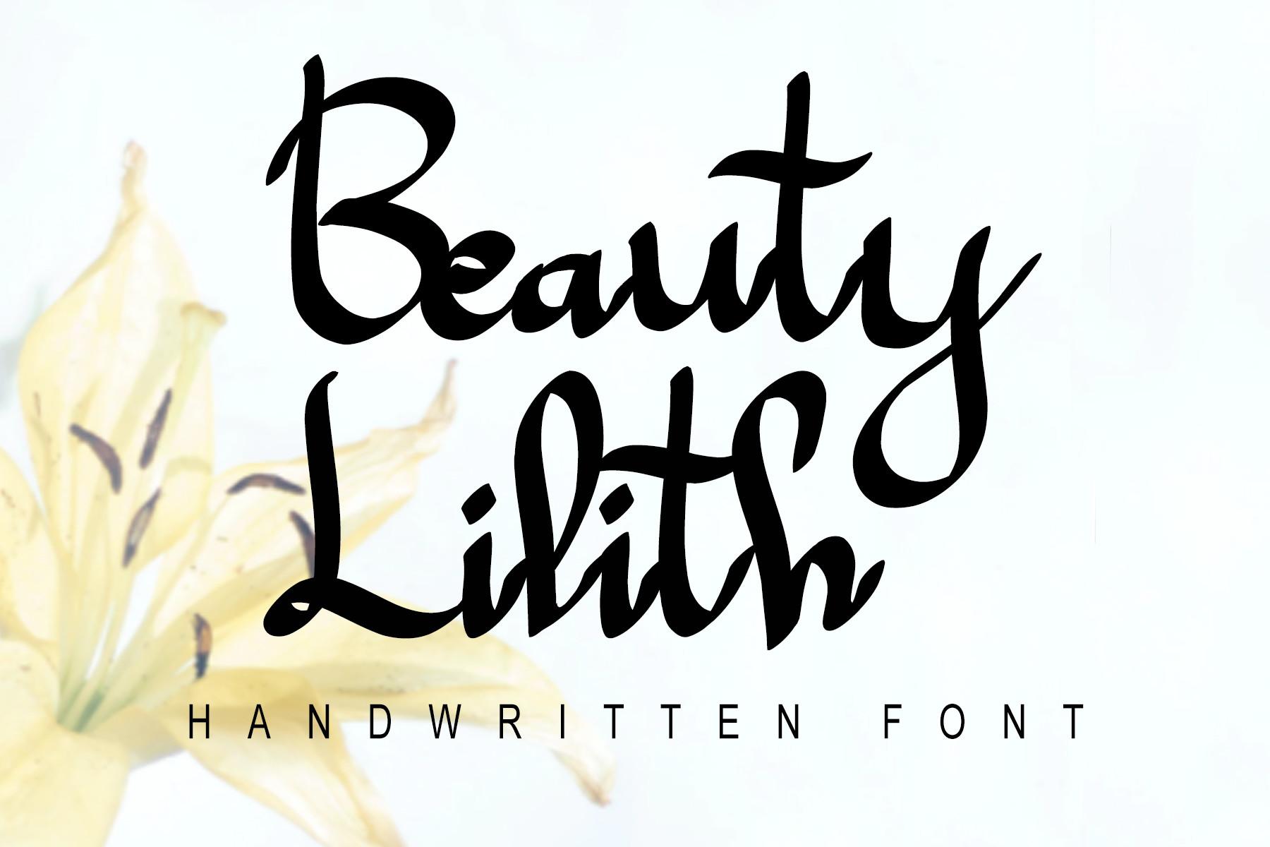 Beauty Lilith Font