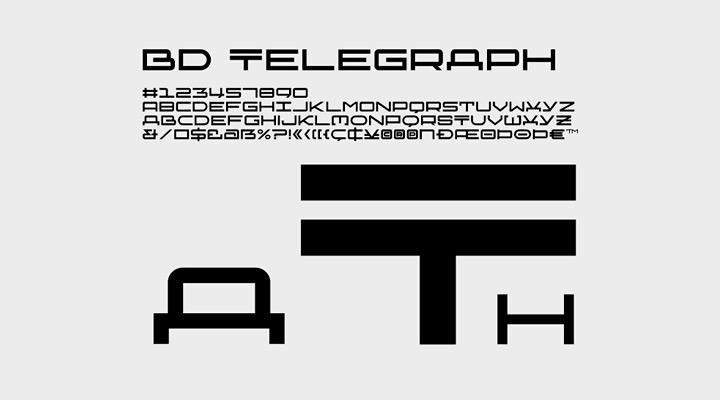 BD Telegraph Font