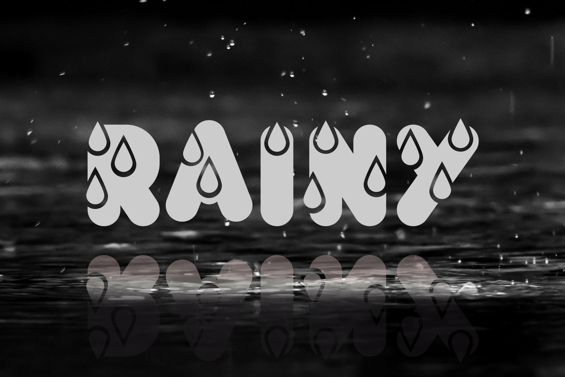 Rainy Font