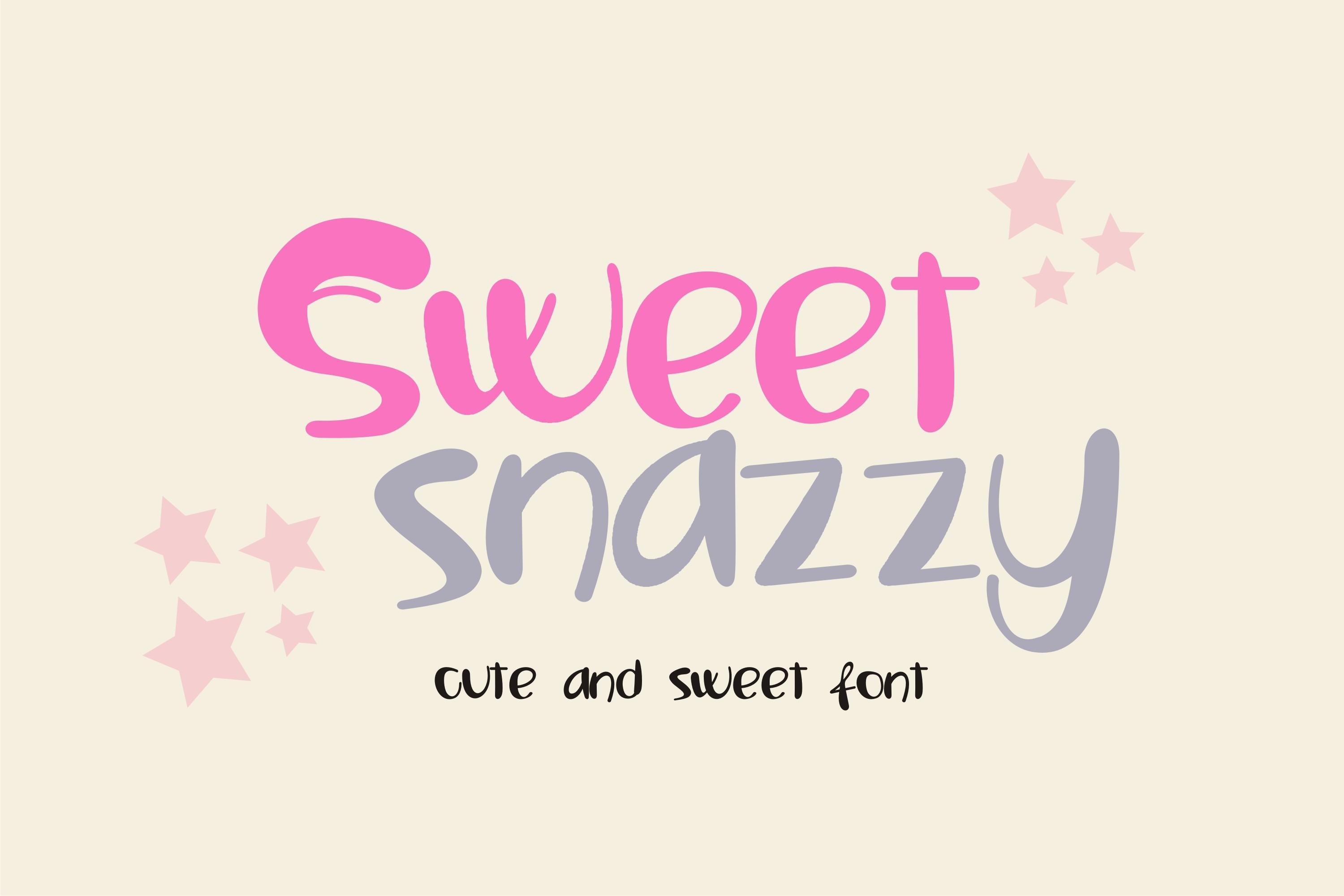 Sweet Snazy Font