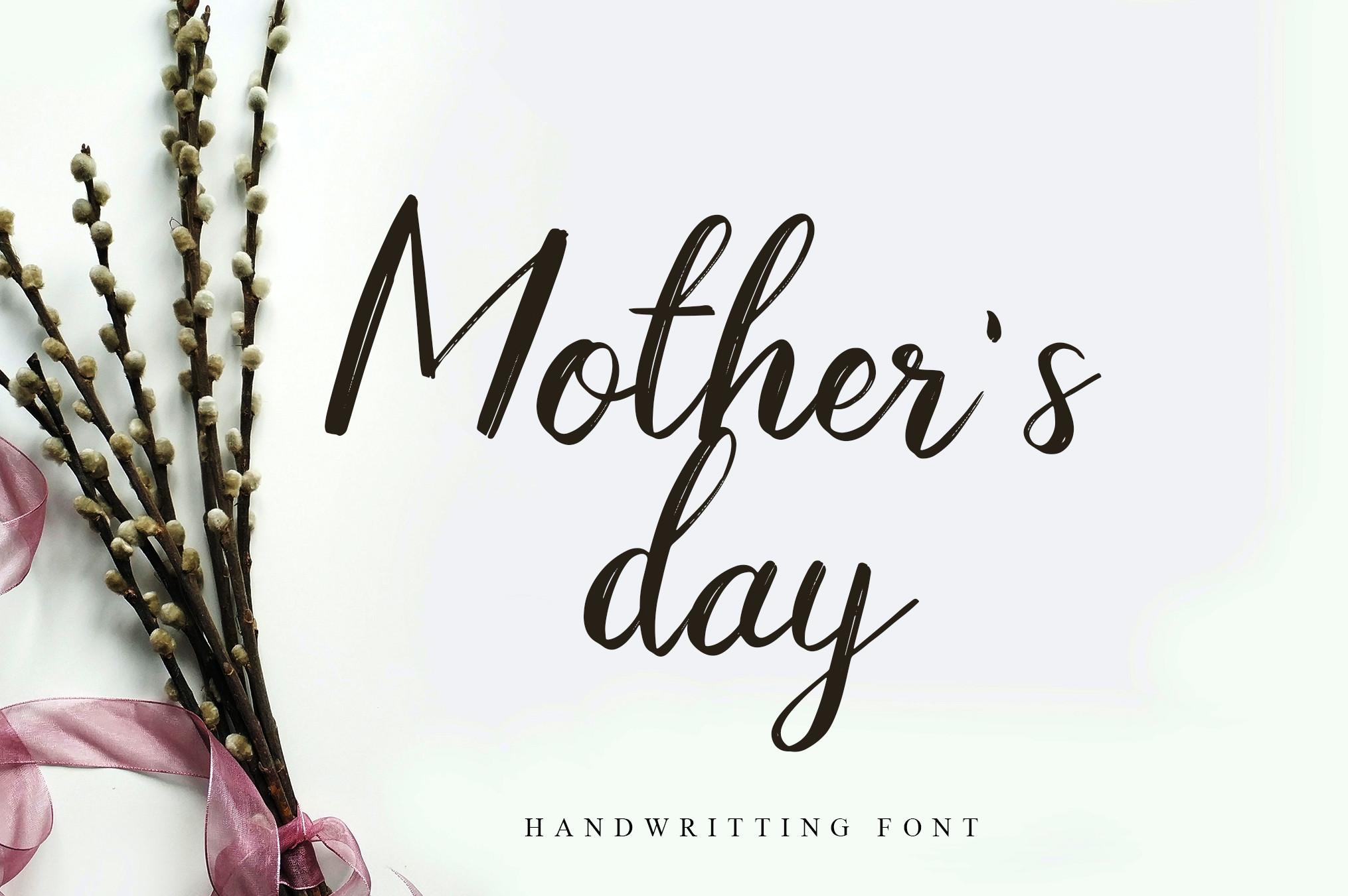 Mother's Day Font