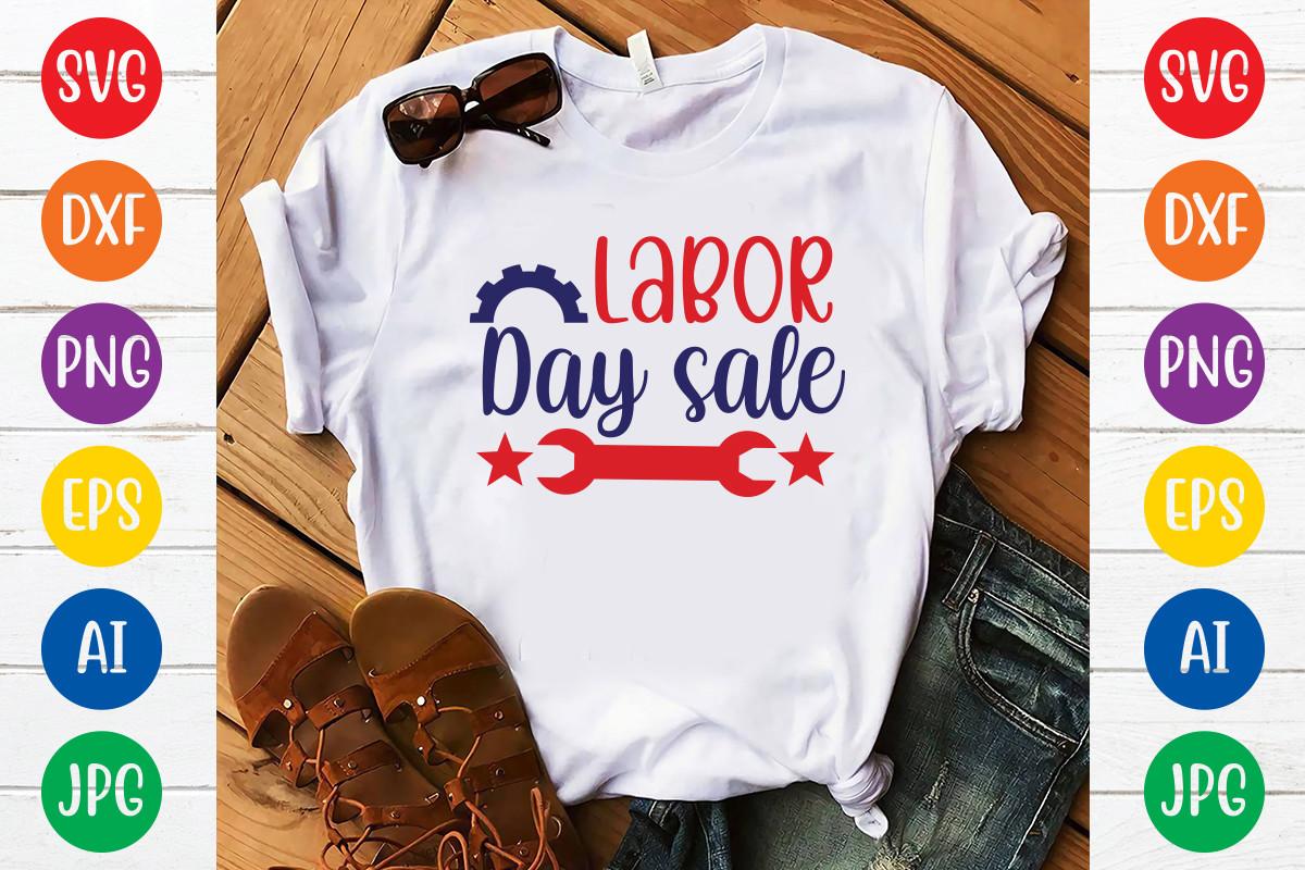 Labor Day Sale Svg Design