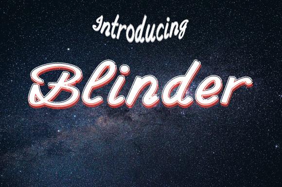 Blinder Font