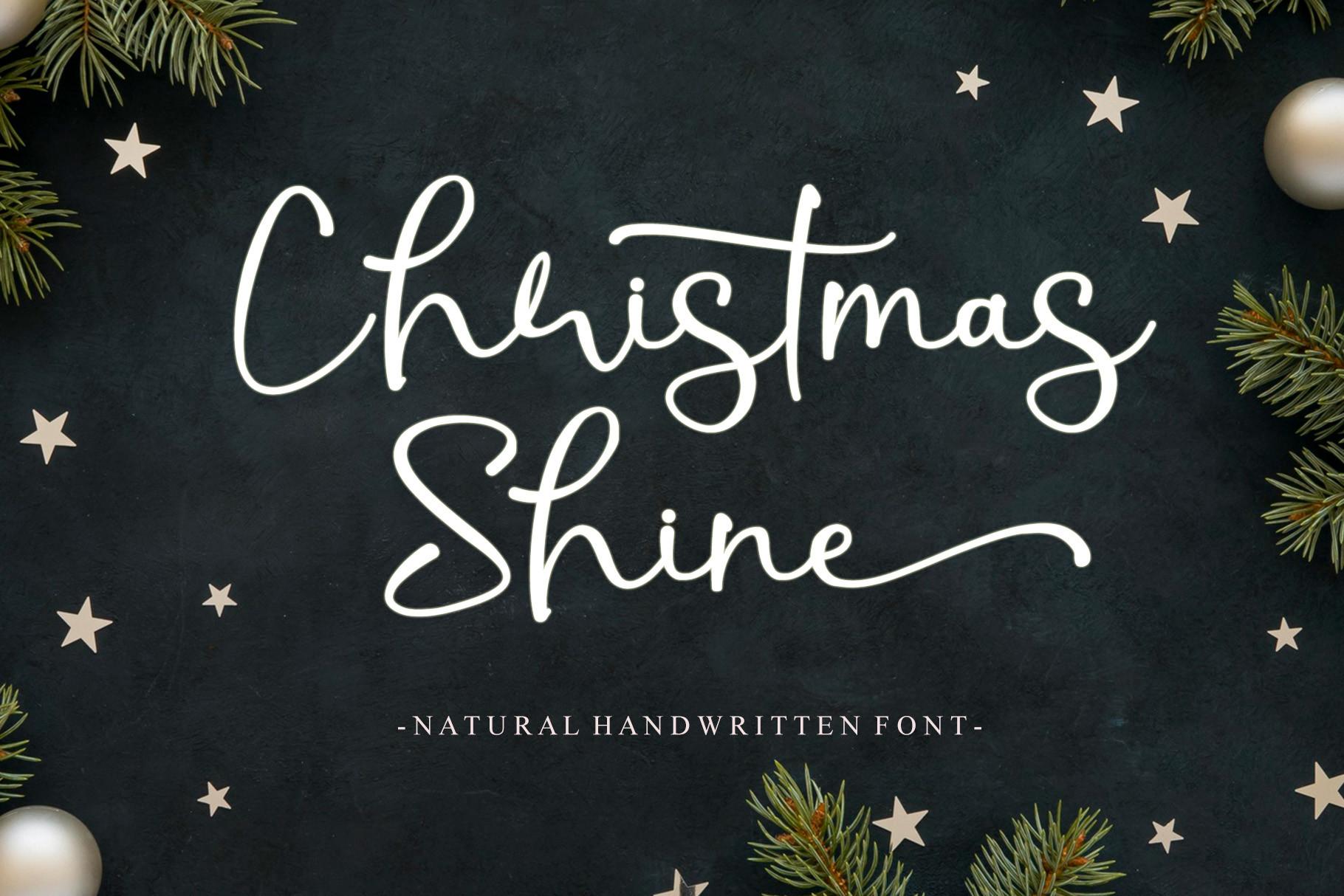 Christmas Shine Font