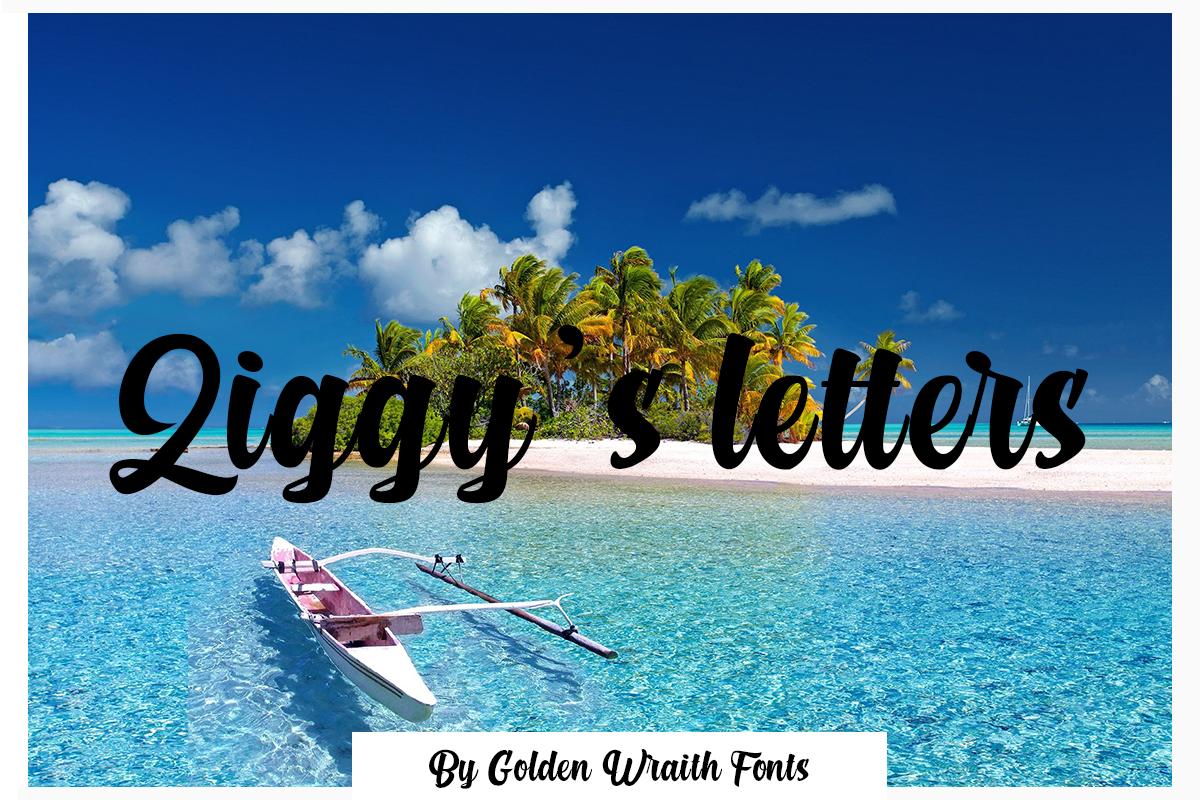 Ziggy's Letters Font