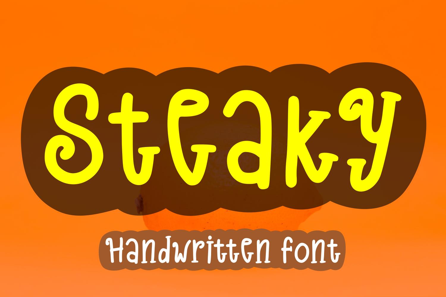 Steaky Font