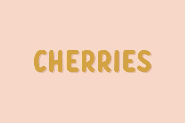 Cherries Font