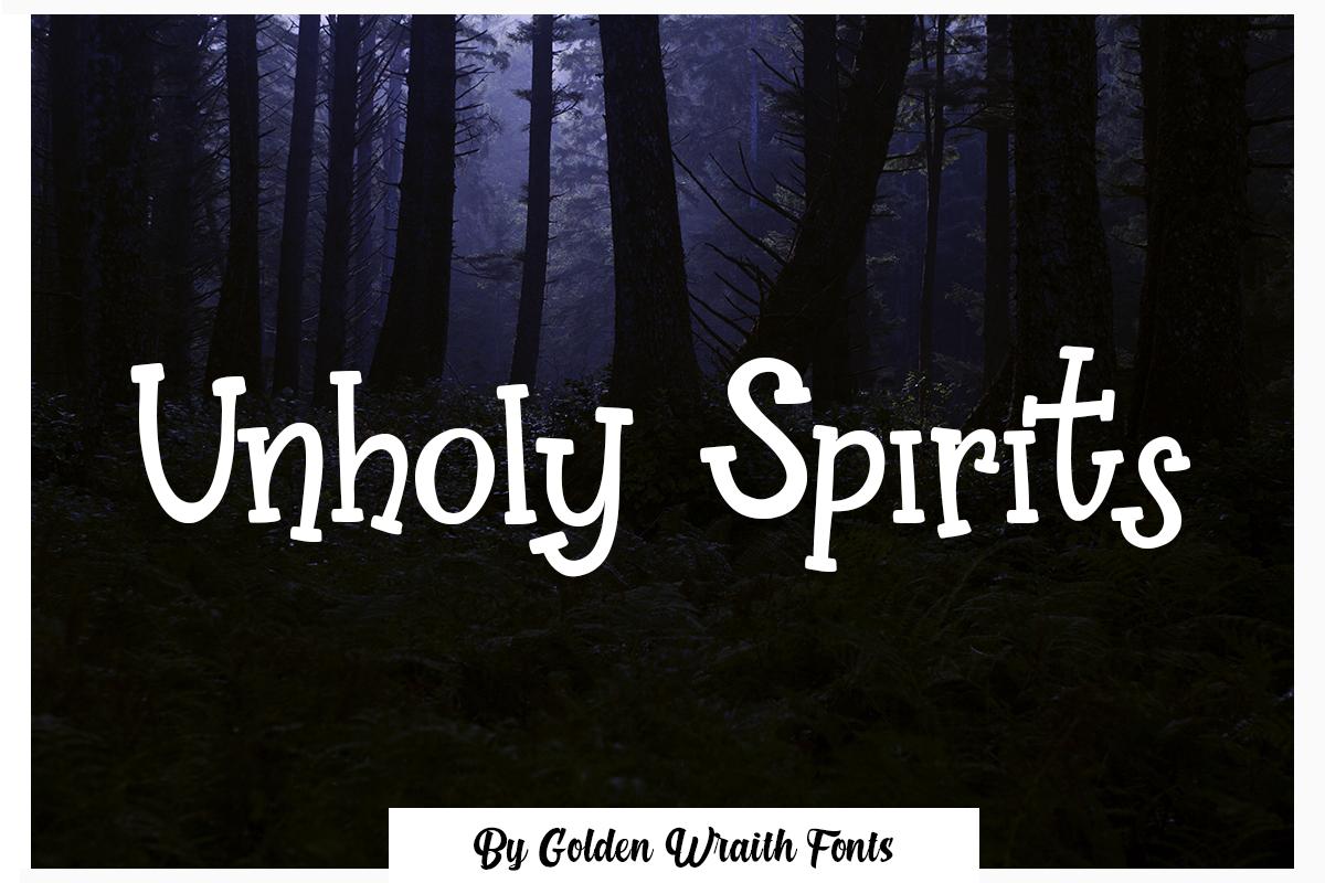 Unholy Spirits Font