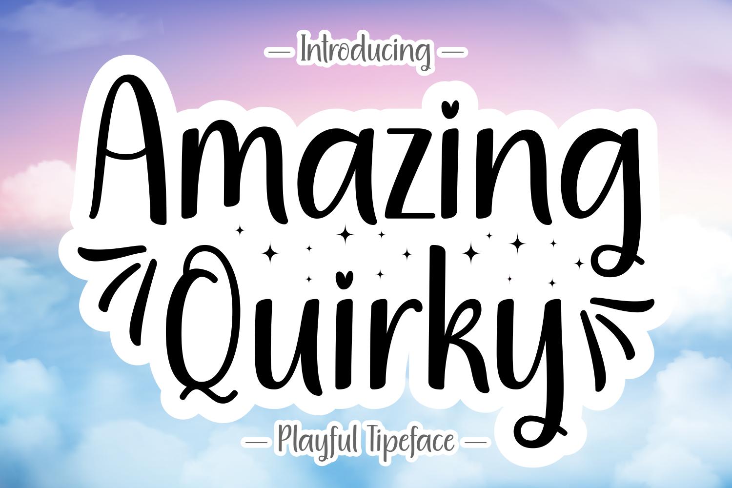 Amazing Quirky Font