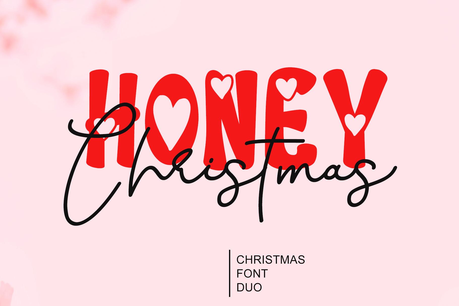 Honey Christmas Font
