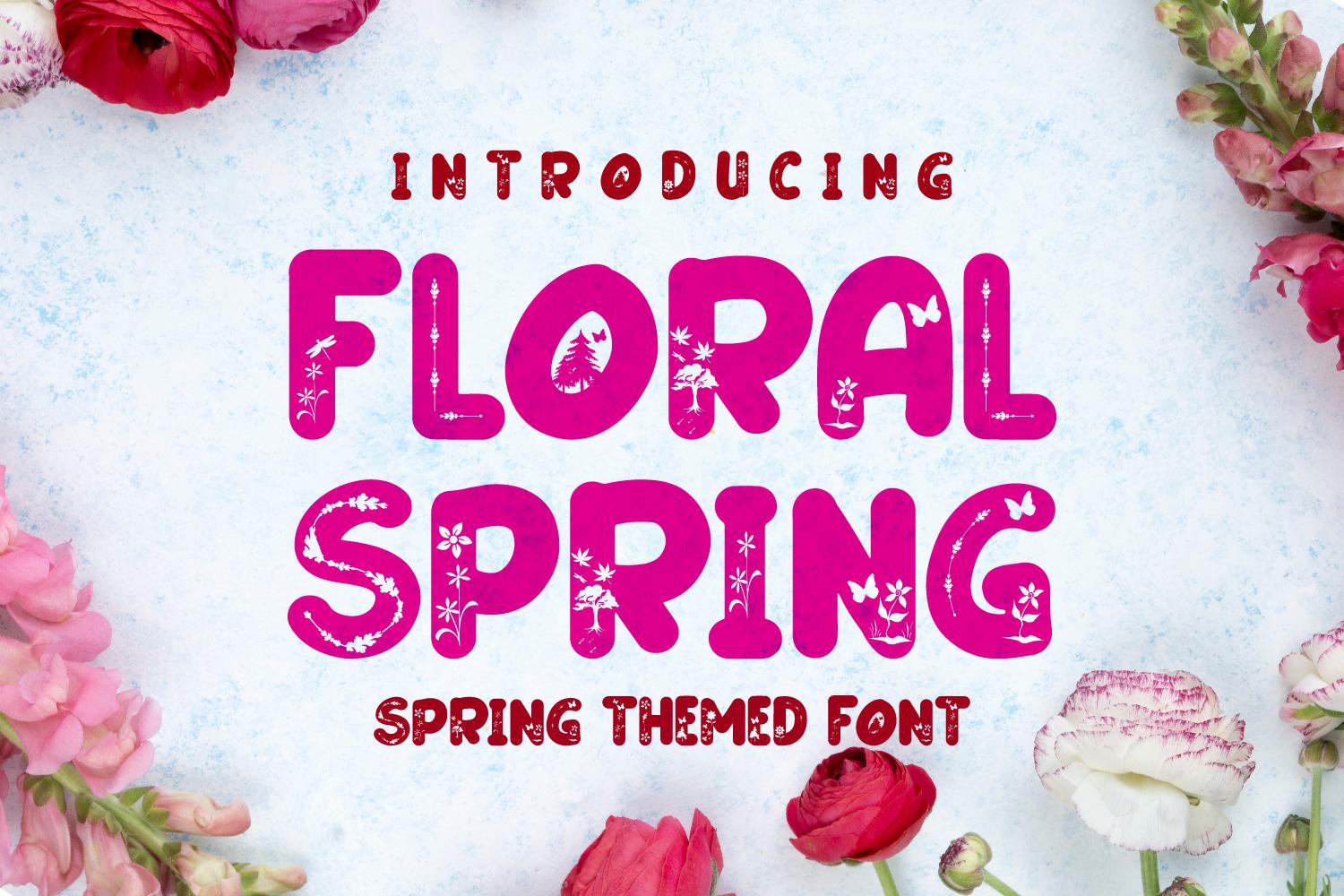 Floral Spring Font