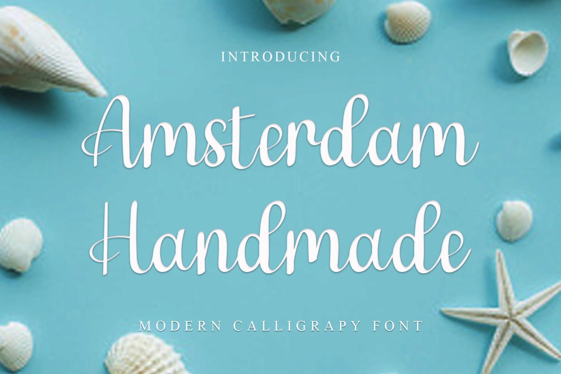Amsterdam Handmade Font