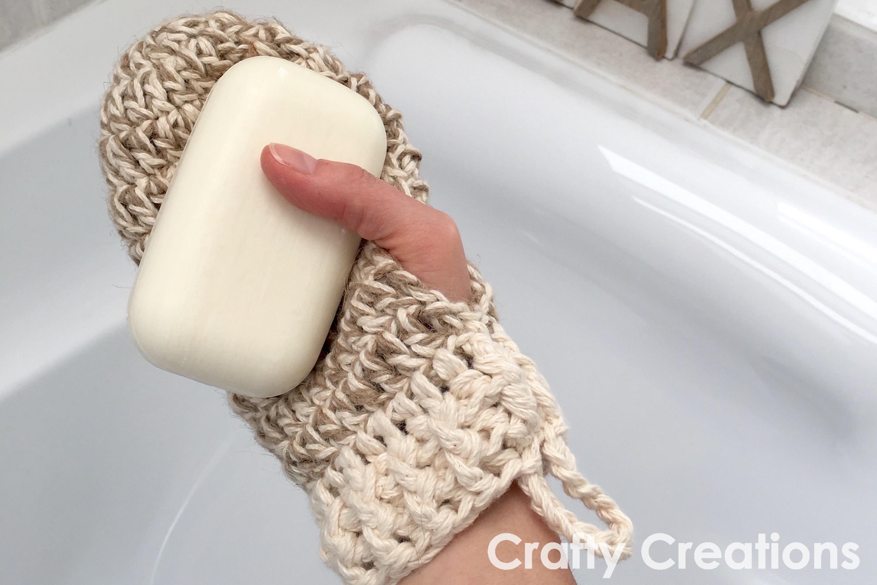 Exfoliating Mitten Crochet Pattern