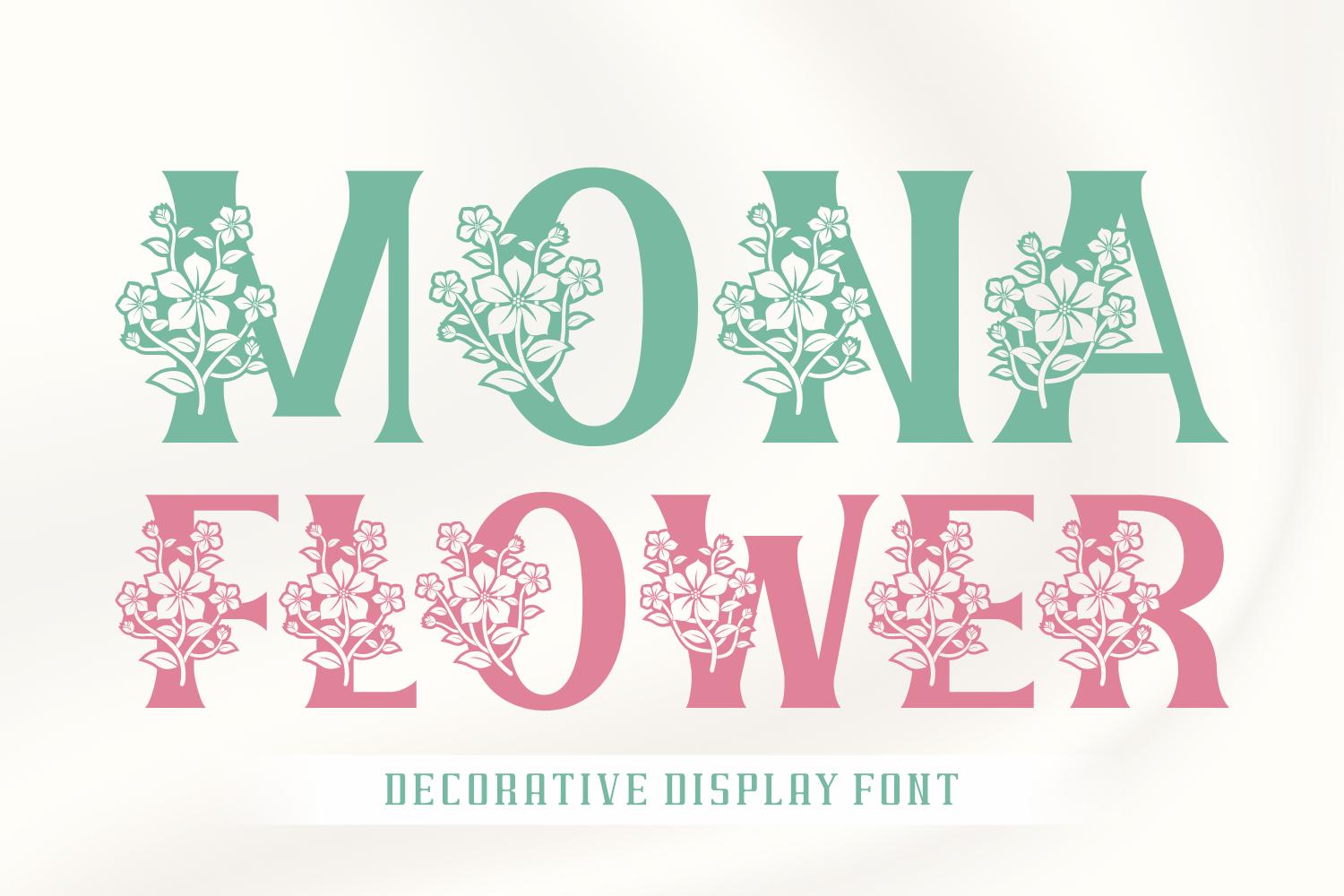 Mona Flower Font