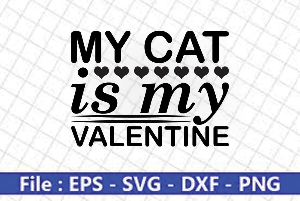 Anti Valentine's Day Svg Design, My Cat