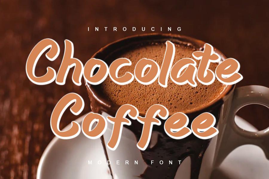 Chocolate Coffee Font