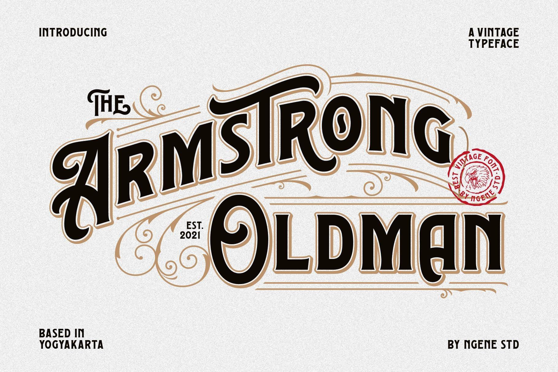 The Armstrong Oldman Font