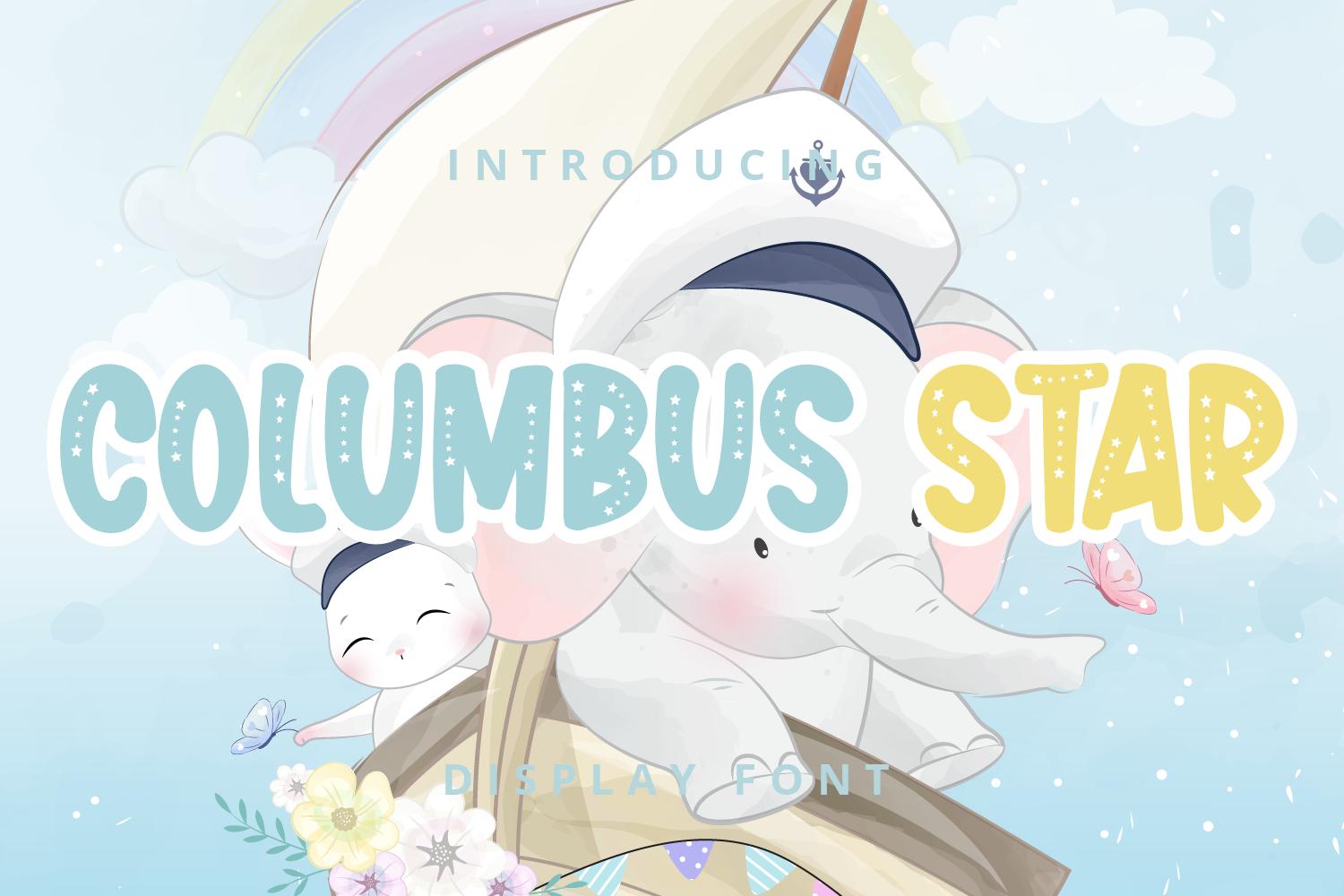 Columbus Star Font