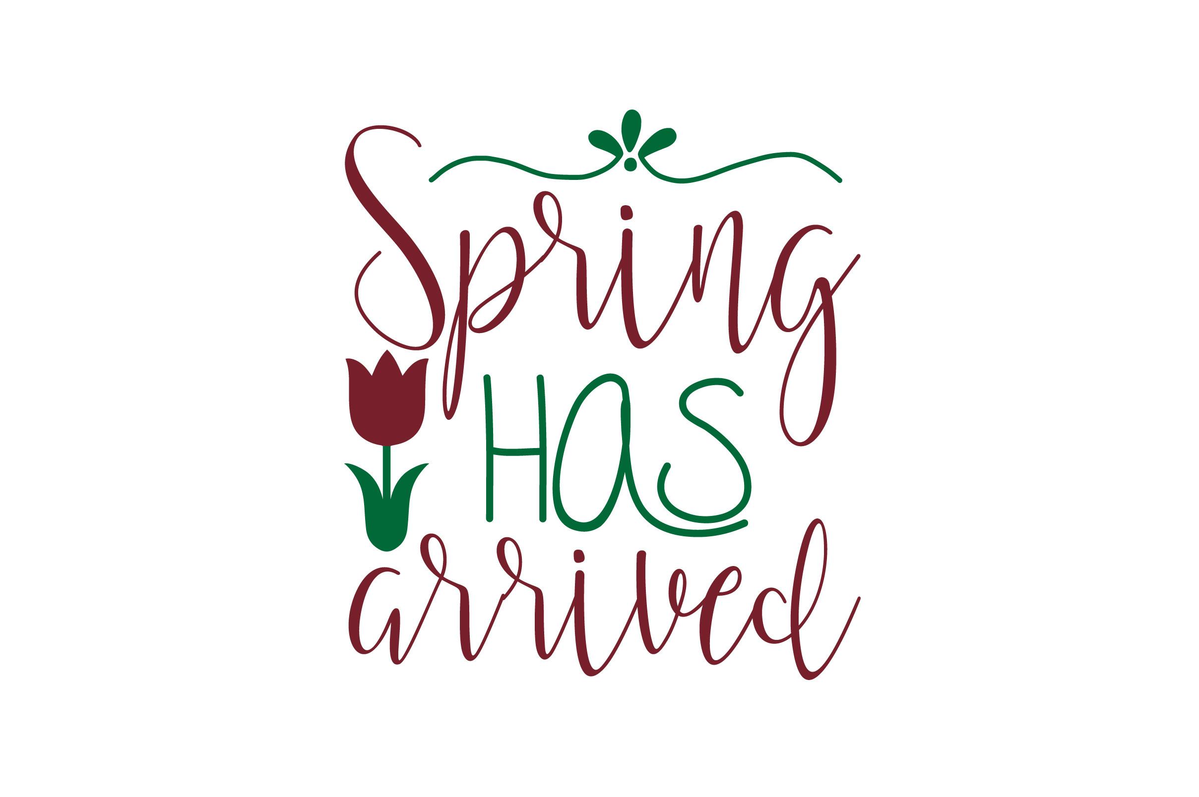 Spring Has Arrived SVG Cute File