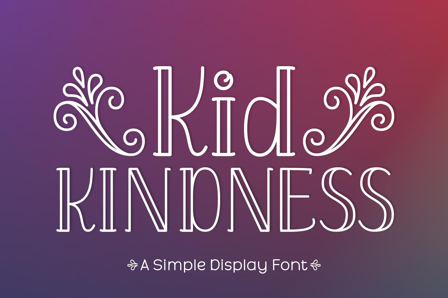 Kid Kindness Font