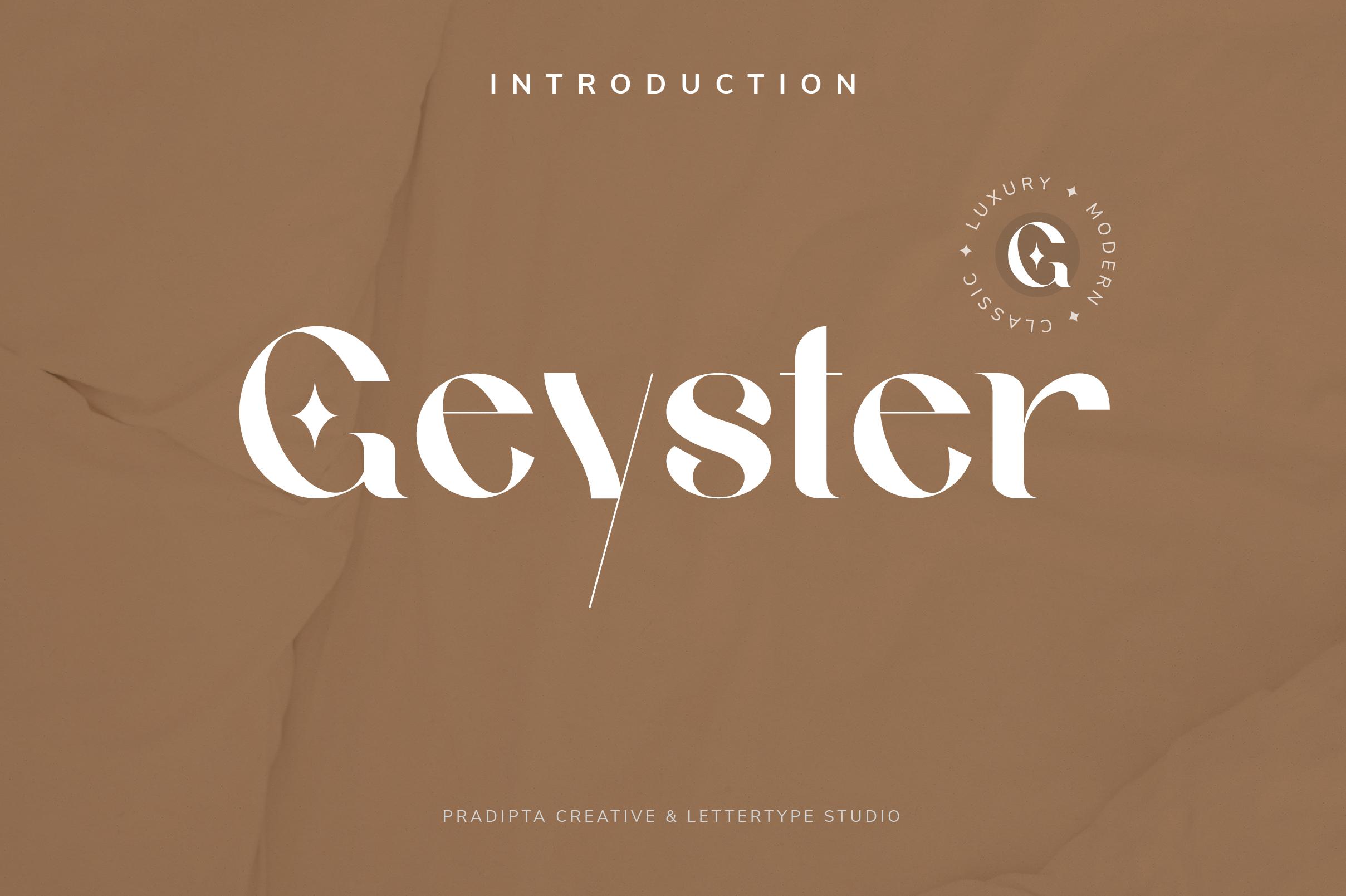 Geyster Font