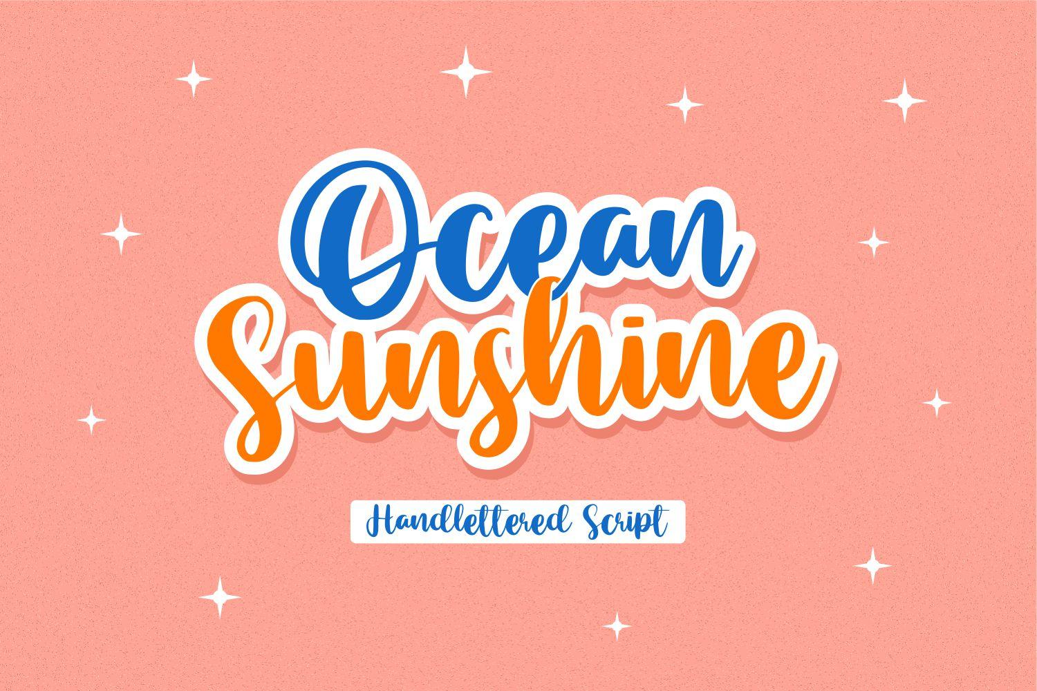 Ocean Sunshine Font