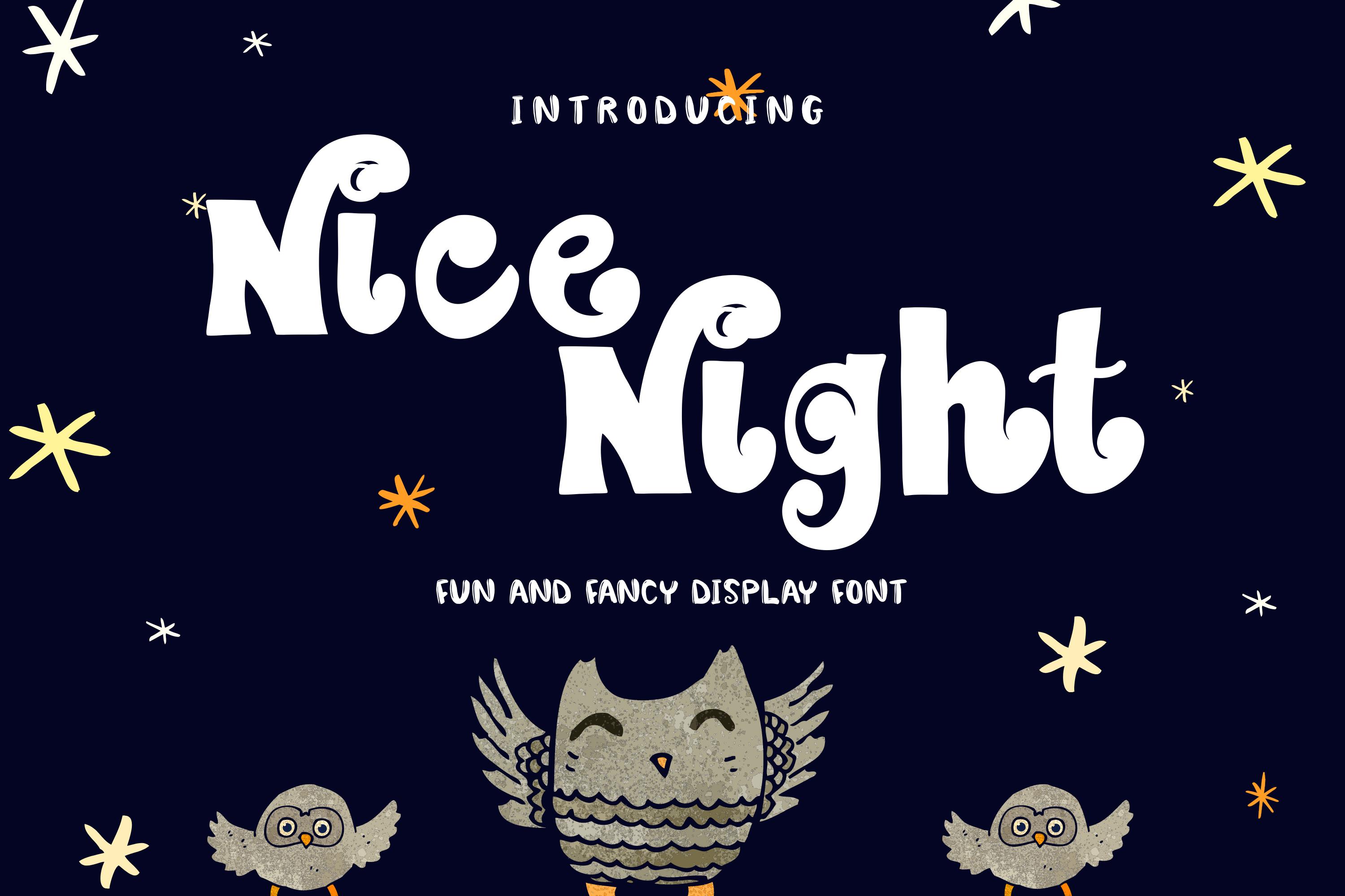 Nice Night Font