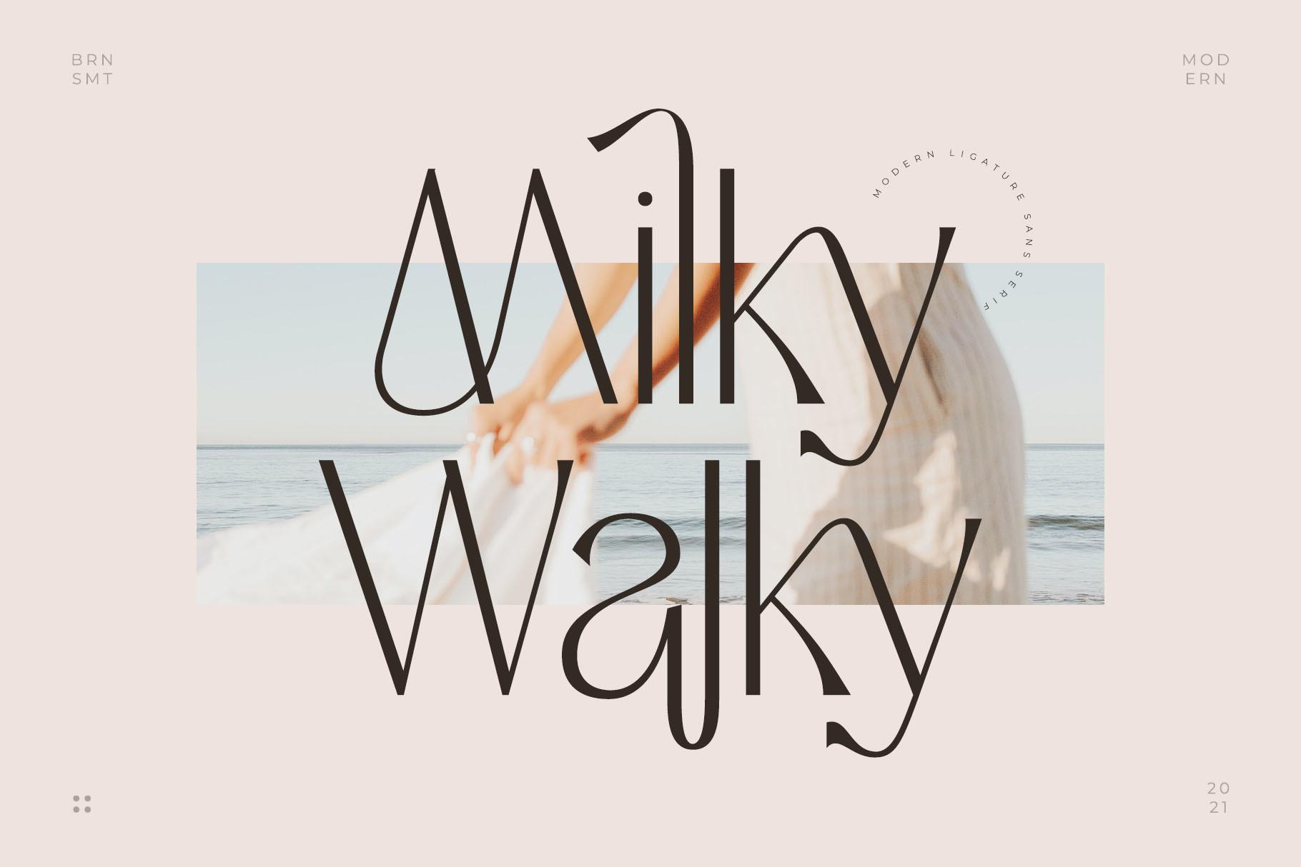 Milky Walky Font