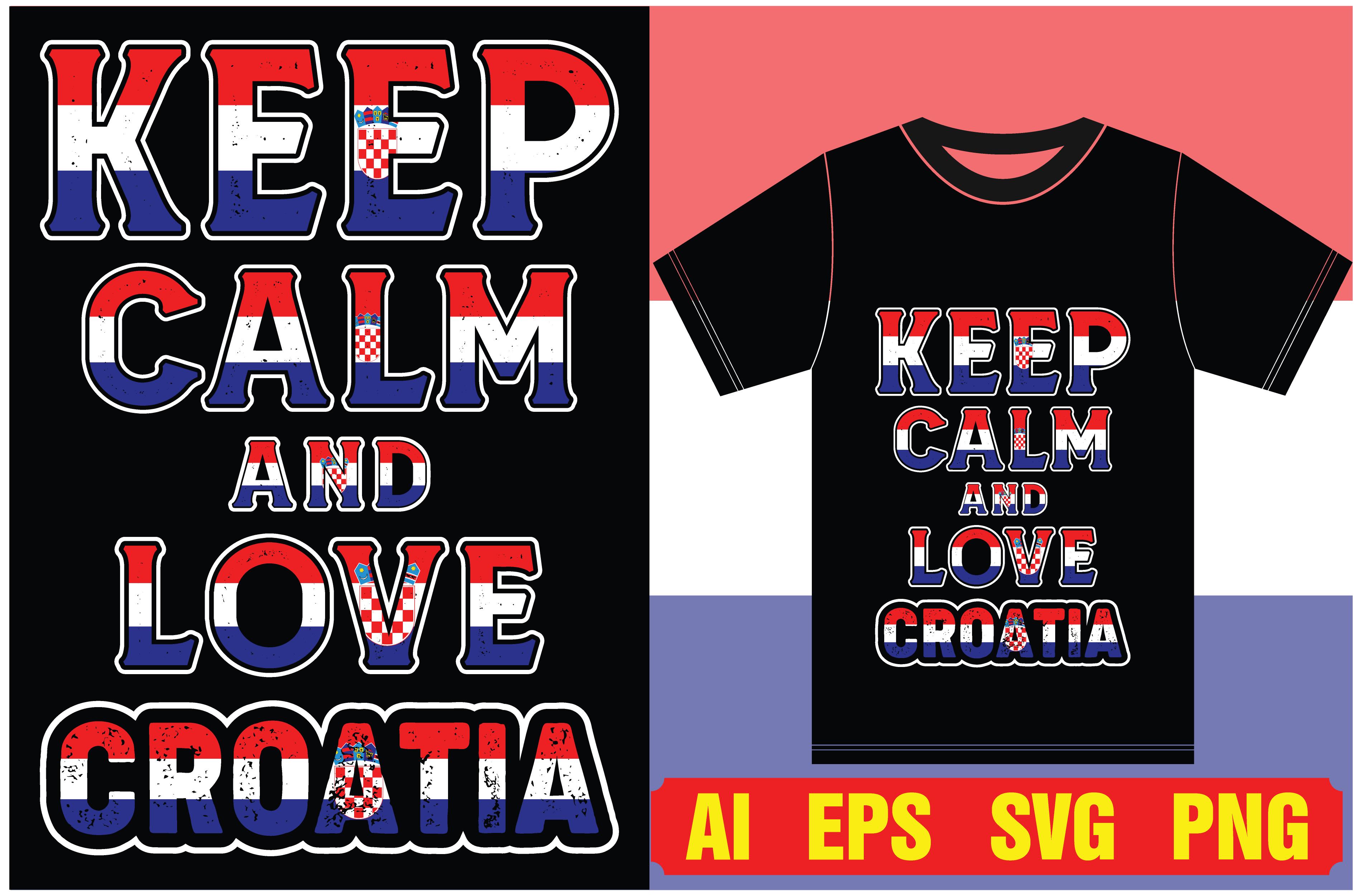 Typography T-shirt Design. Keep Calm and