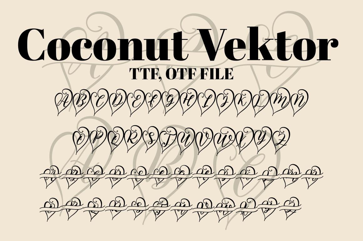 Coconut Vector Font