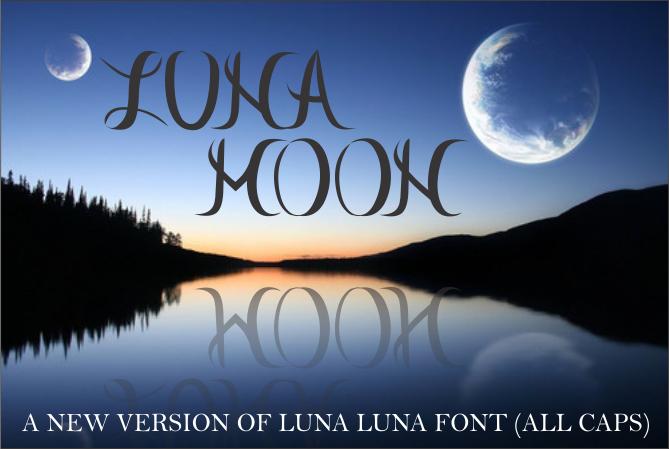 Luna Moon Font