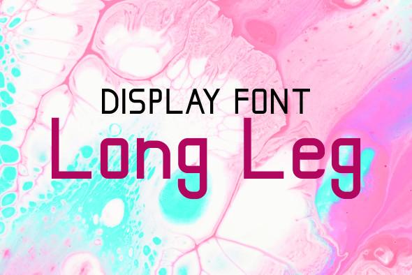 Long Leg Font