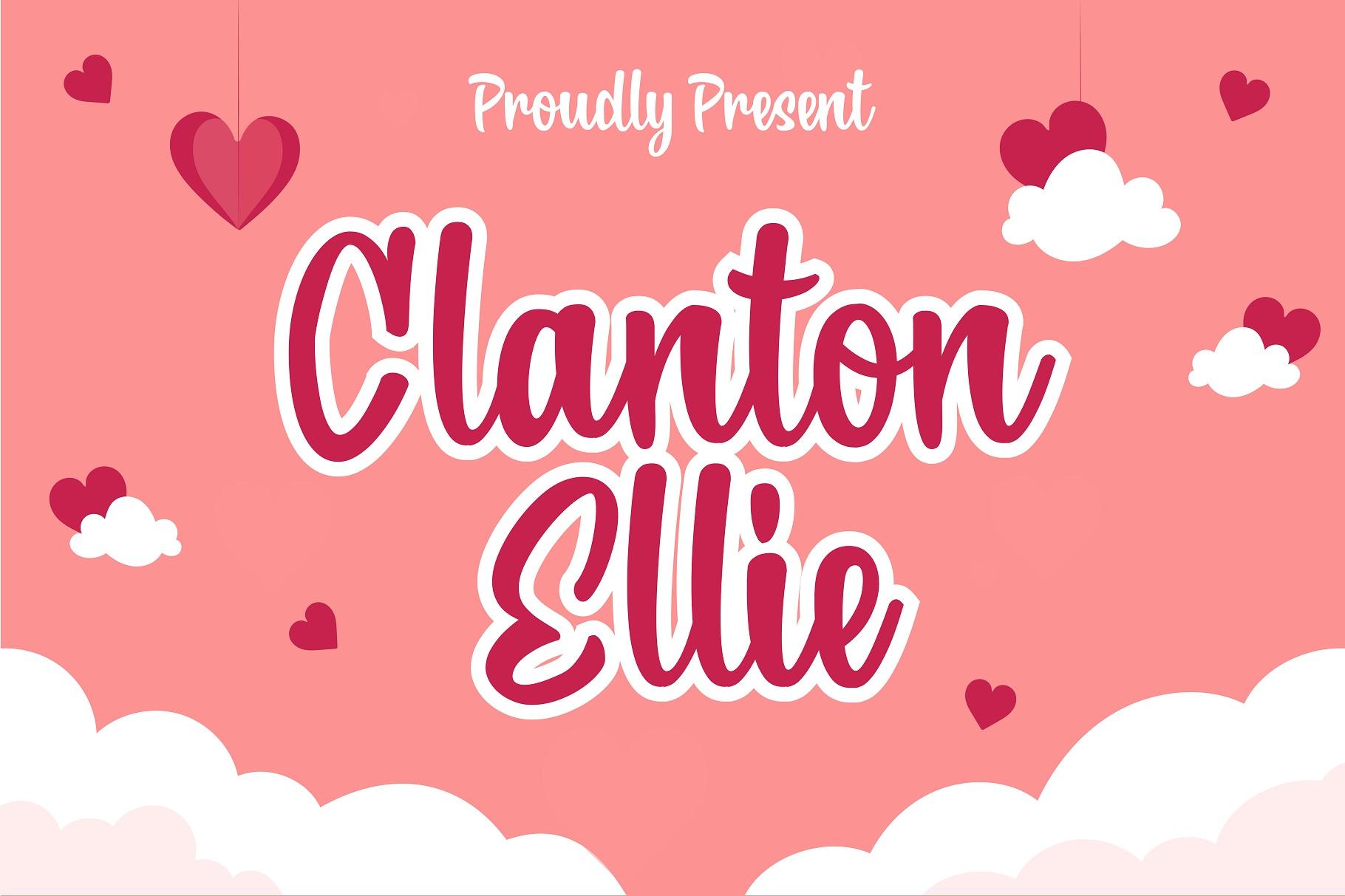 Clanton Ellie Font