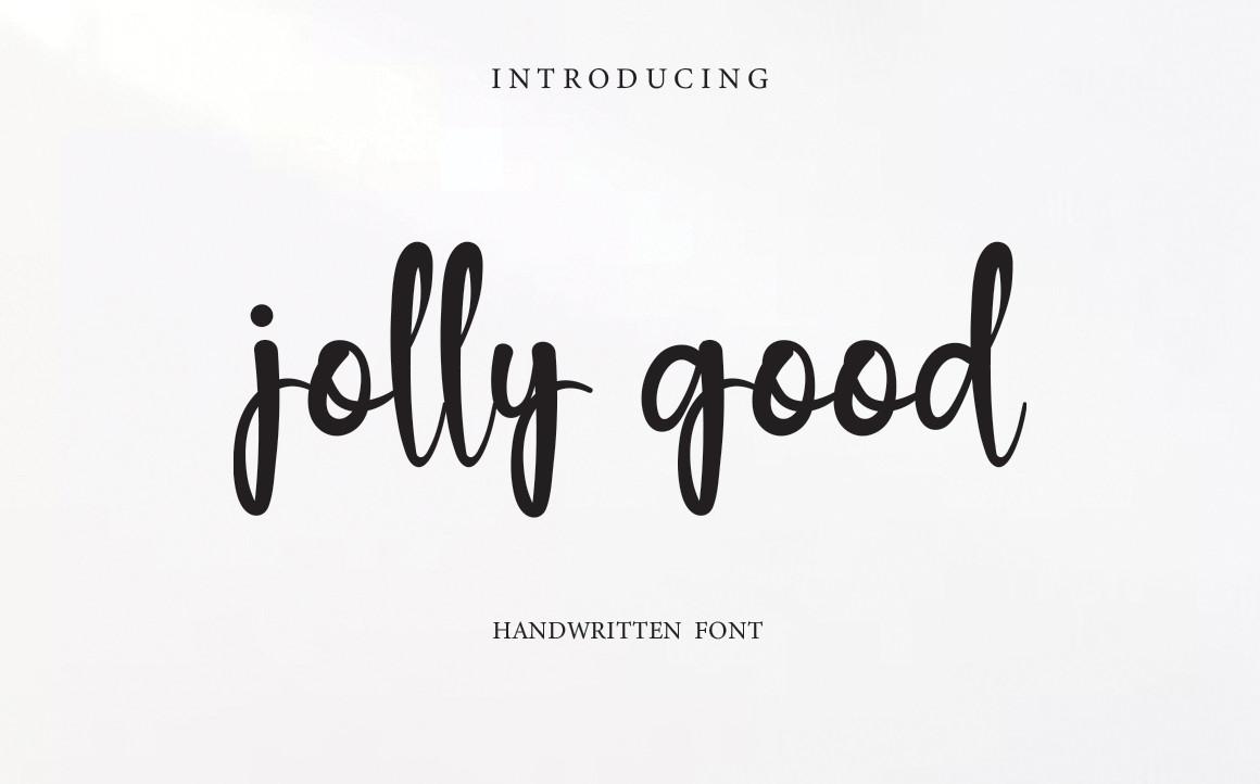 Jolly Good Font