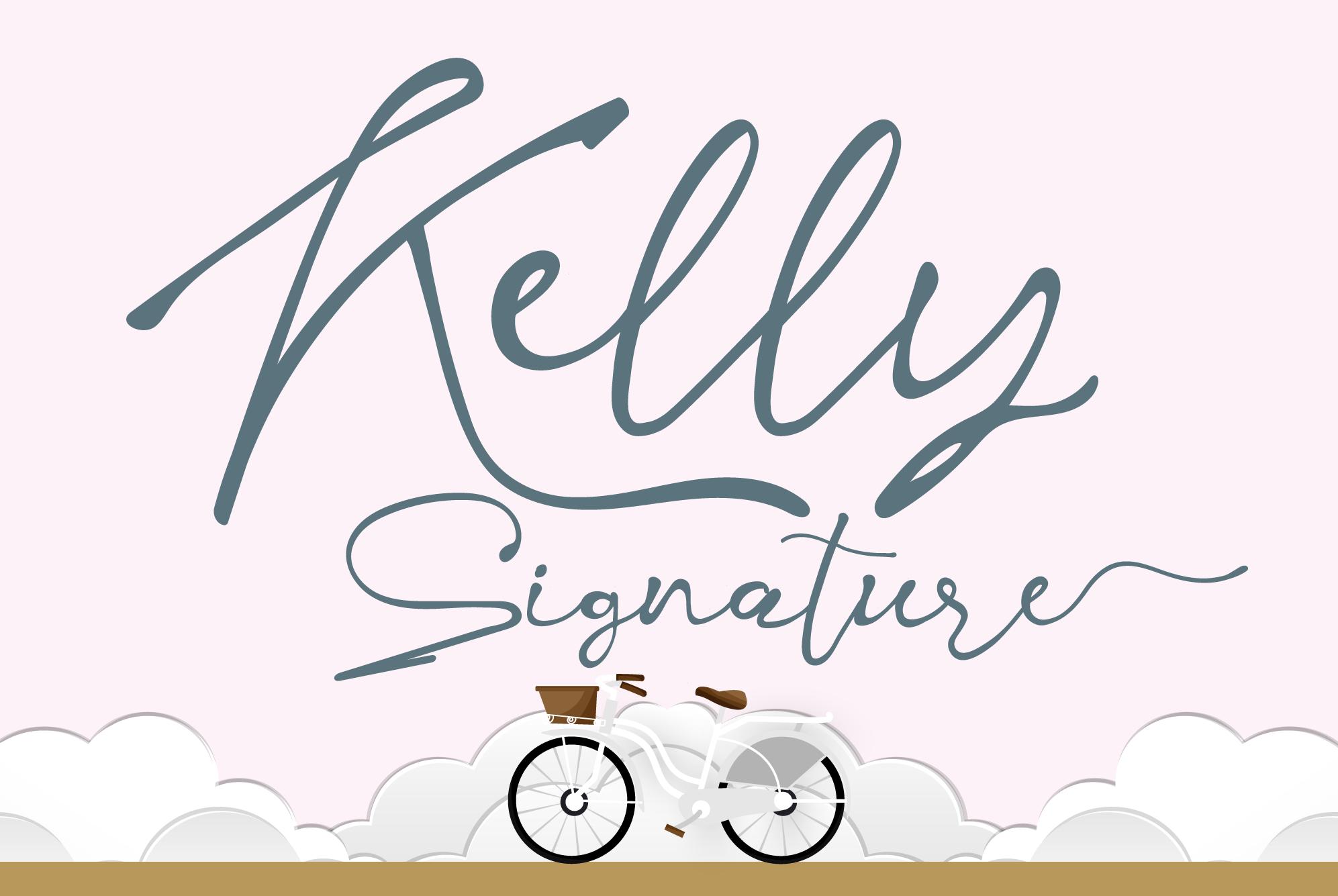 Kelly Signature Font