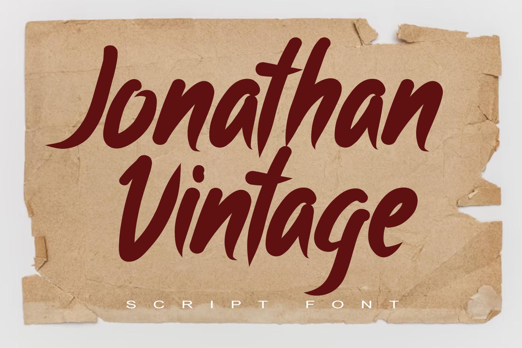 Jonathan Vintage Font