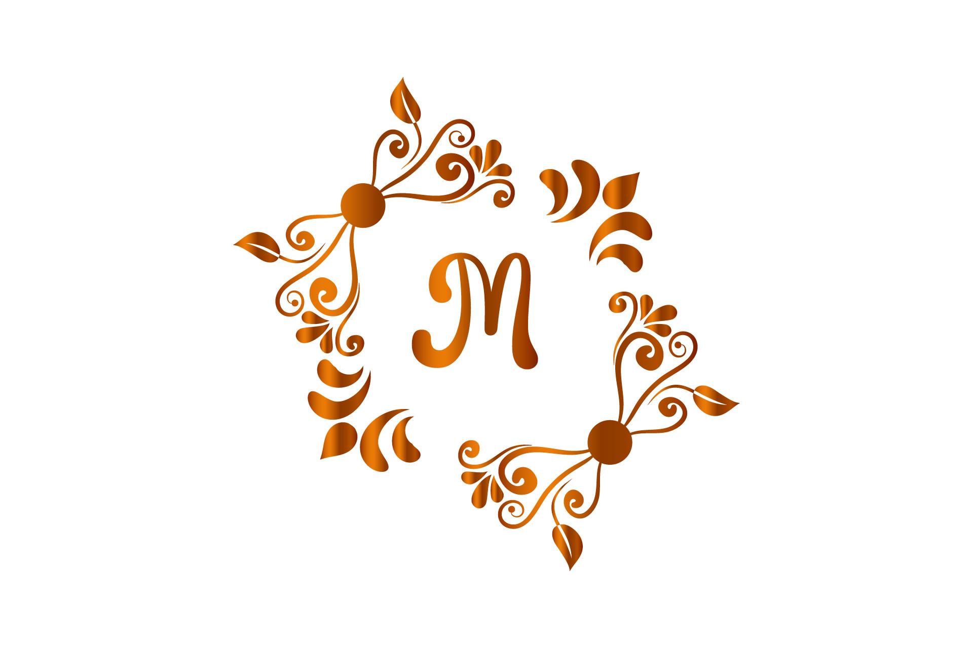 Monogram Logo Initial Name Illustration