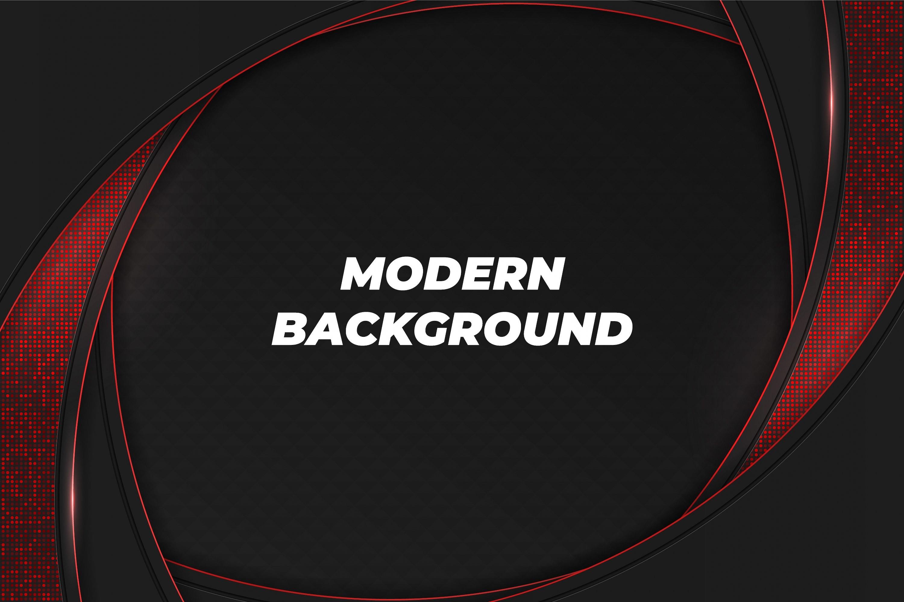 Modern Background Black and Red