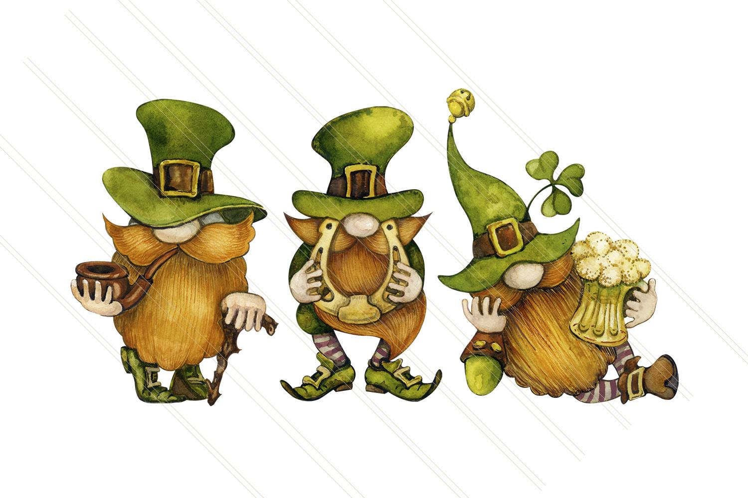 St. Patrick's Day Gnome Sublimation Png