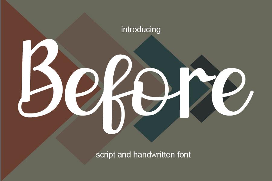 Before Font