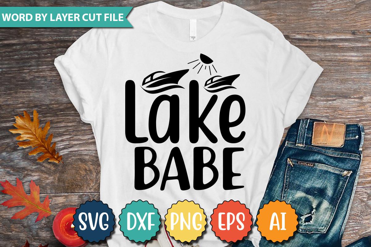 Lake Babe Svg