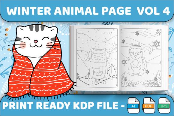 Winter Animal Coloring Pages Vol 4