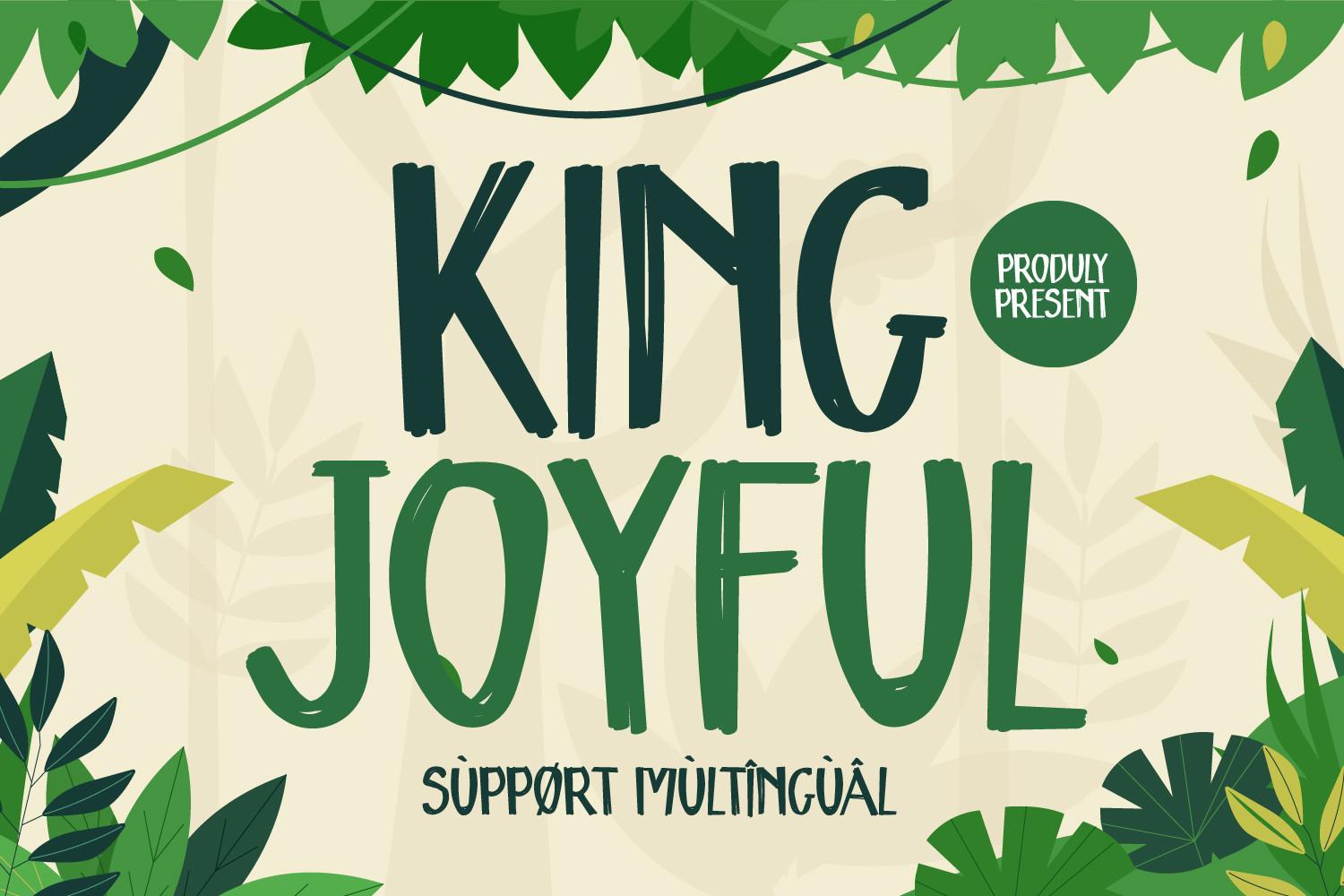 King Joyful Font