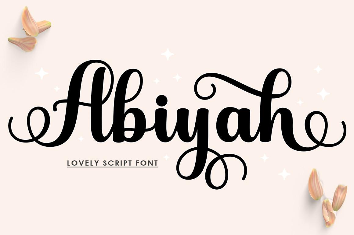 Abiyah Font