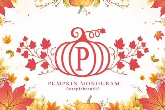 Pumpkin Monogram Font