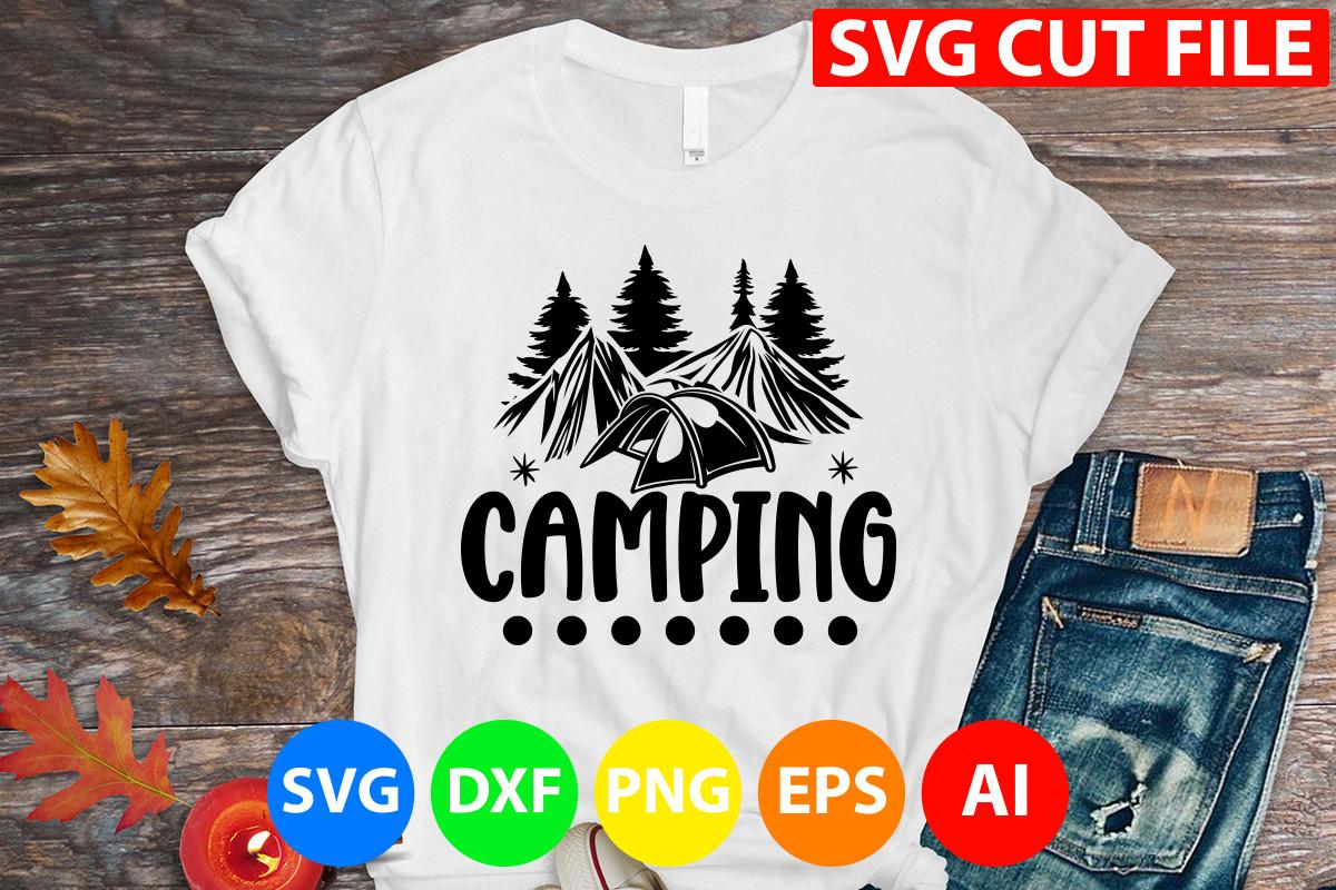 Camping Svg Cut File