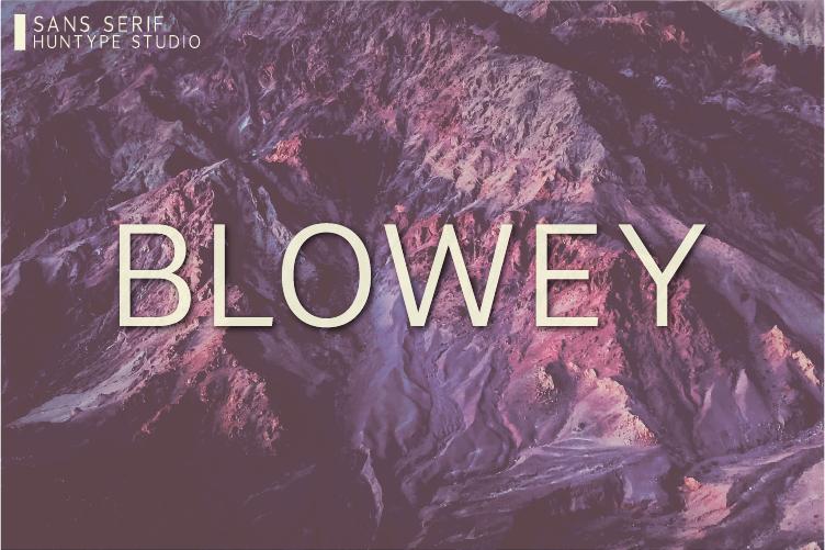 Blowey Font