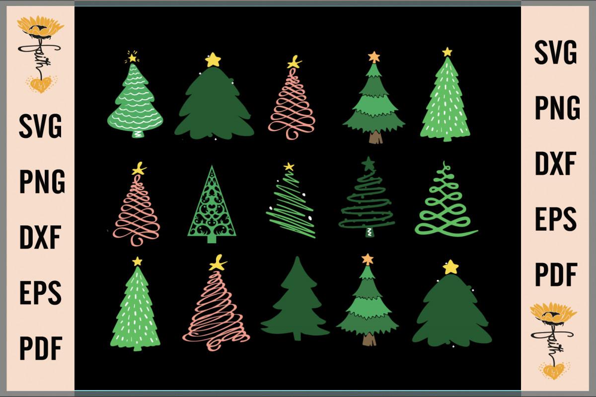 Christmas Trees Svg