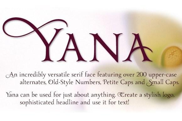 Yana Family Font